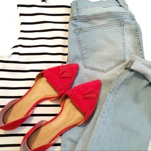 J. Crew 8” Toothpick Light Wash Jeans